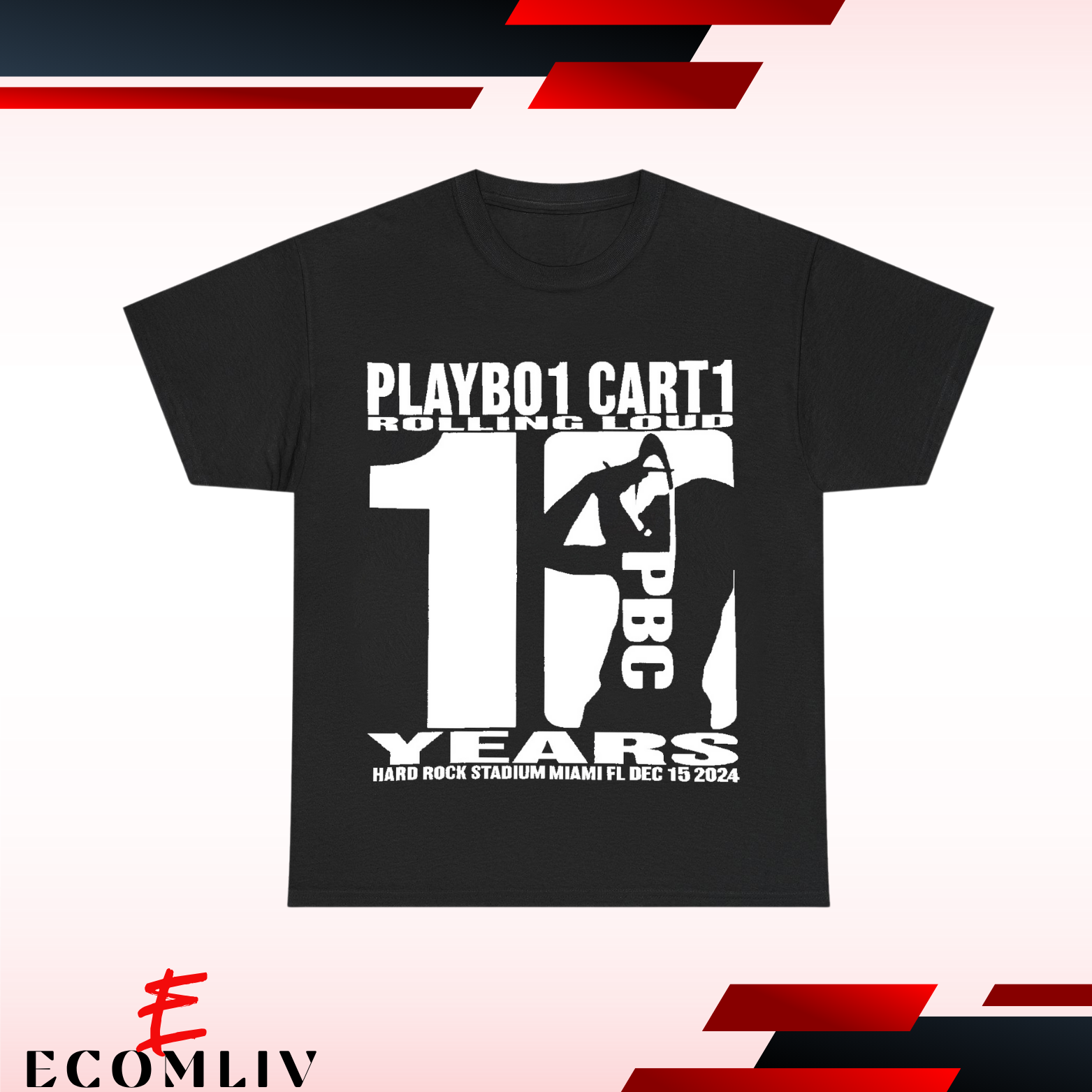 Playboi Carti Rolling Loud T-Shirt, Rap Festival Merch, Streetwear Graphic Tee